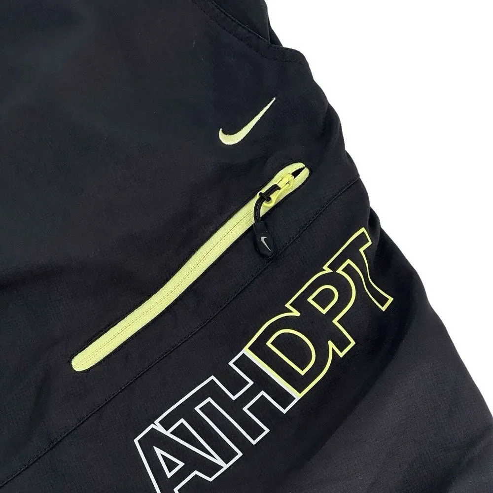Vintage Y2K Nike Swim Shorts Men's‎ Size Large Black Trunks Fully Lined Pockets